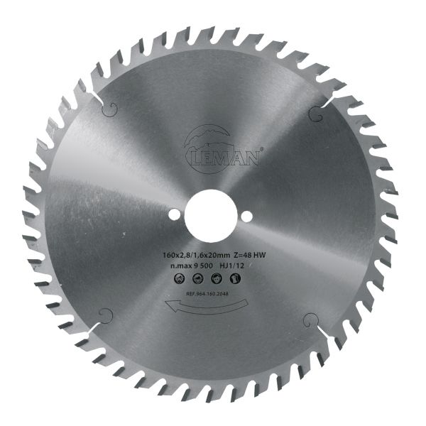 LEMAN - Lame de scie circulaire pour la coupe d'aluminium (Différents diamètres disponibles)