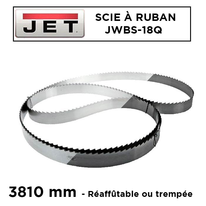 Leman - Lame de scie à ruban pour JWBS-18 (longueur : 3810mm)