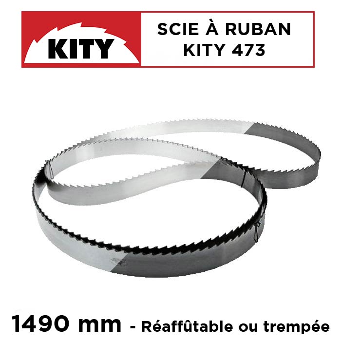 Leman - Lame de scie à ruban pour Kity 473 (longueur : 1490 mm)