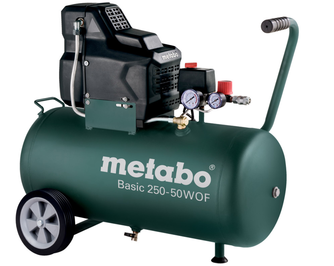 METABO - Basic 250-50 W OF Compresseur pneumatique 1500W - 8 bar - 50L - 100L / min