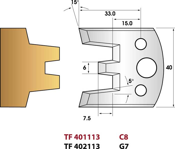 LE RAVAGEUR - TF401173 Jeu de 2 fers de toupie Ht. 40 mm