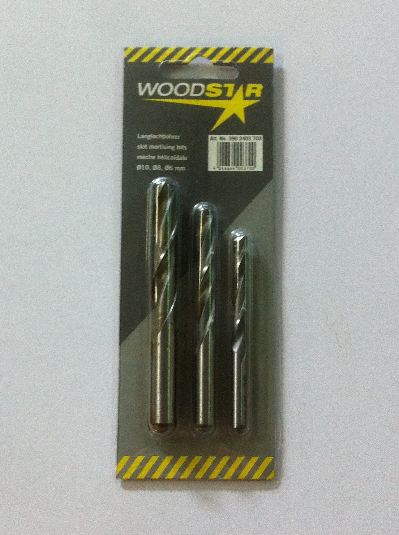 Woodster - Coffret de 3 mèches longs Ø 6/8/10 mm pour K6 -154 ou Combi 5