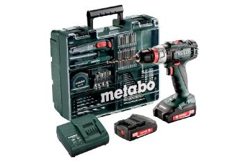 METABO - Perceuse-visseuse BS 18 L Quick + Atelier mobile 74 accessoires