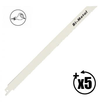 LEMAN - 5 lames de scie sabre (longueur : 280 mm)