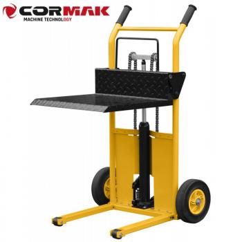 CORMAK - WLT-A Gerbeur manuel à plateau - Capacité de levage 200 kg | Hauteur 90 mm