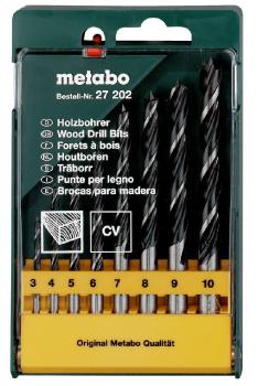 METABO - 627202000 Coffret de 8 mèches à bois