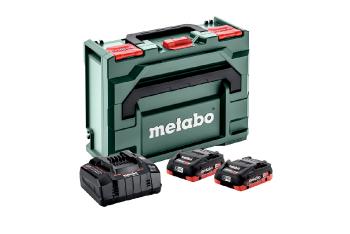 Métabo - Pack énergie : 2 batteries 18 V LiHD 4.0 Ah, 1 chargeur rapide ASC Ultra - 36 V + 1 Métaloc