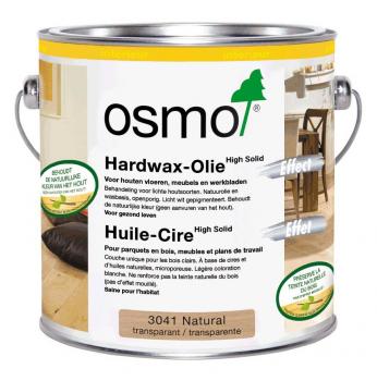 OSMO - Huile-Cire Effet - Teintes Naturelle mate, Bois brut, Argent ou Or transparents - 750 ml, 2,5 L ou 10 L