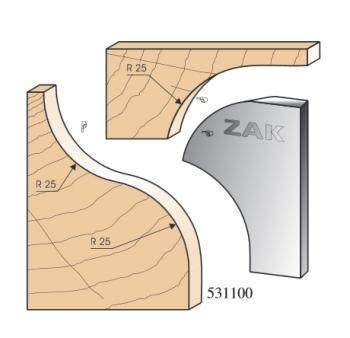 ZAK - Jeu de 2 fers N°531100 - Série 531 Fenêtre bois de 36