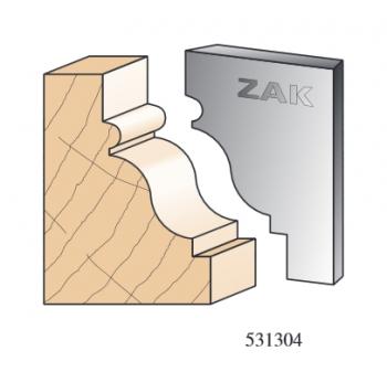 ZAK - Jeu de 2 fers N°531304 - Série 531 Couteaux de style Louis XIII