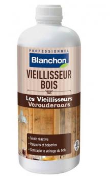 BLANCHON - Vieillisseur Bois à teinte réactive pour parquets et boiseries - 1 Litre